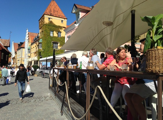 Festival polític suec Almedalen, a Visby (illa de Gotland)